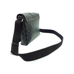 Louis Vuitton Damier District Bag Black Graphite Shoulder